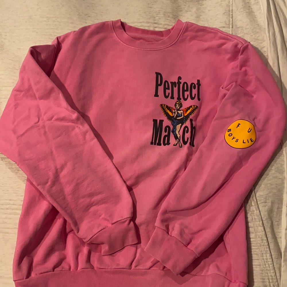 Boys lie perfect match crew neck
